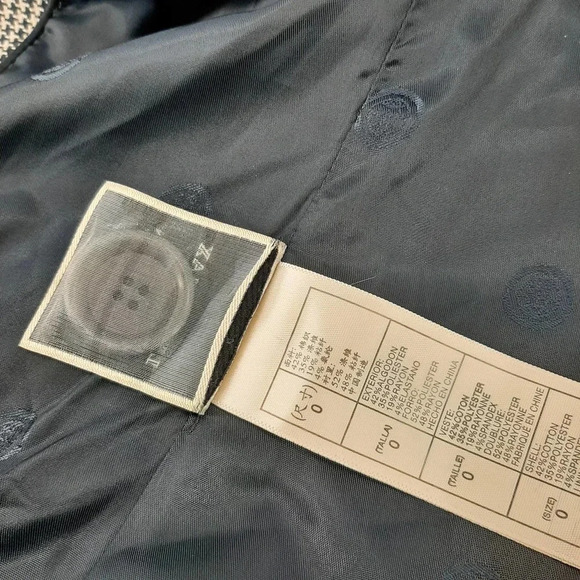 Easton Neston Studio Leon Max Limited Edition Houndstooth Blazer Size 0 - Picture 7 of 7